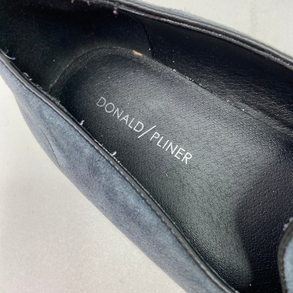 Donald J. Pliner Blue/Gray Suede Loafer - Picture 2 of 6
